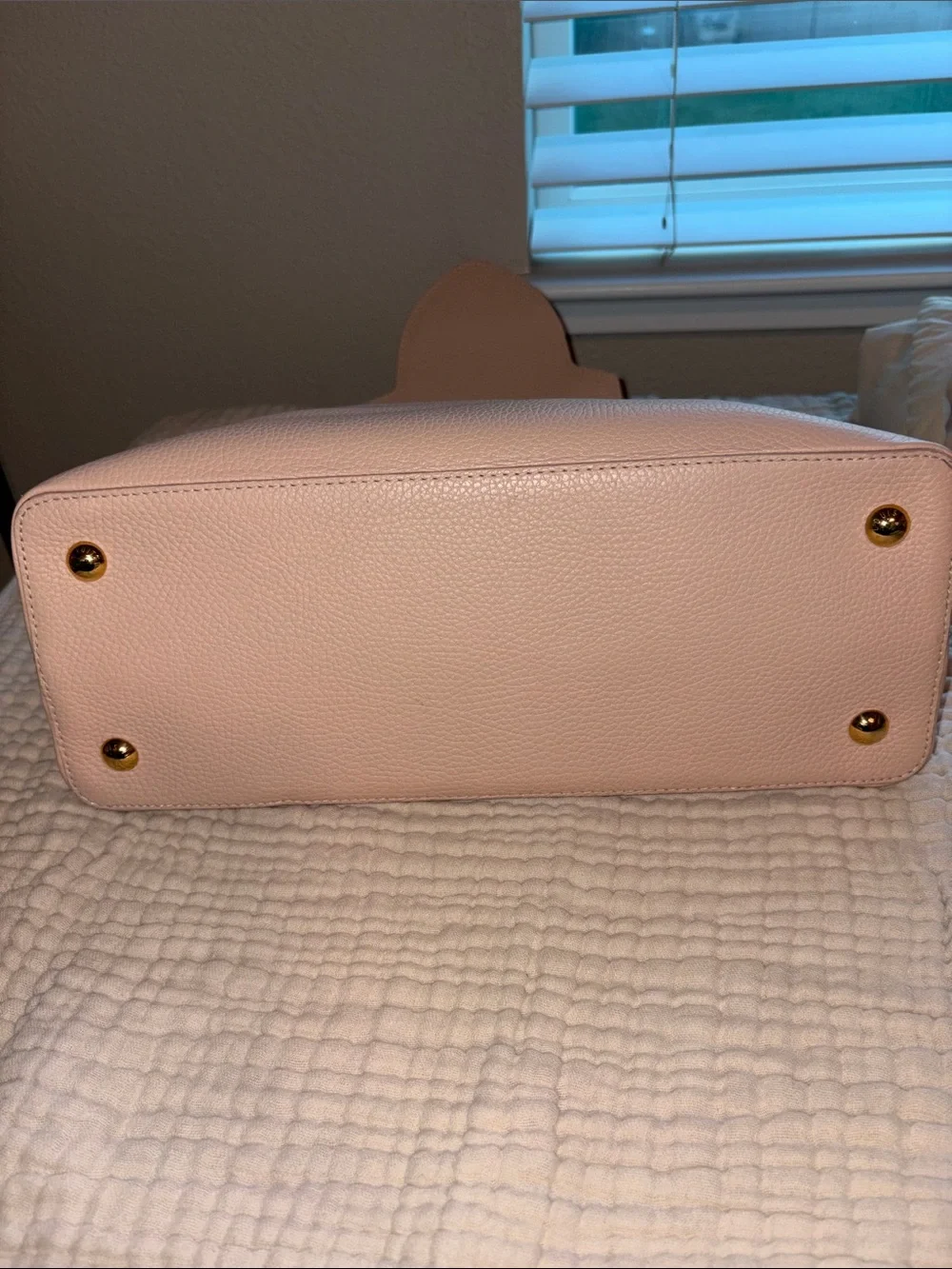 Louis Vuitton Taurillon Studdy Capucines MM
